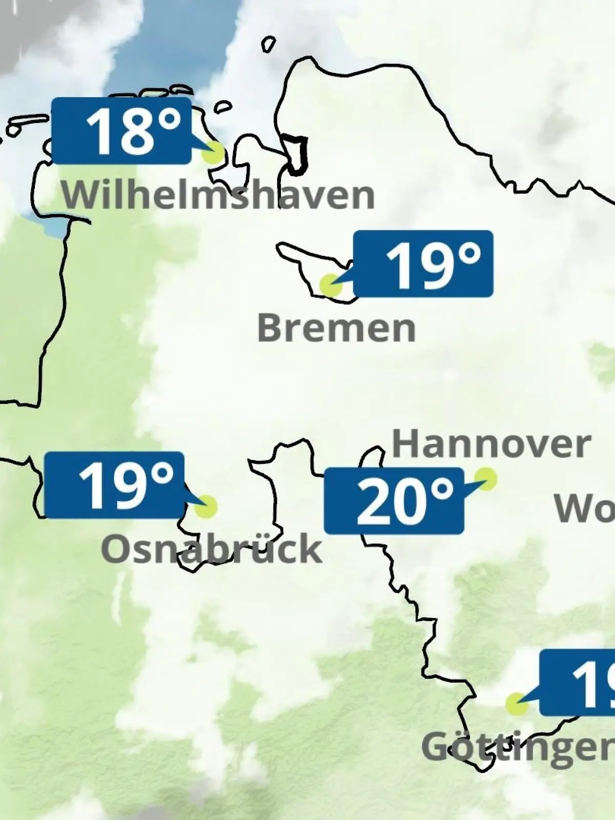 Bild zu: "Bremen und Niedersachsen: Wie wird das Wetter?"