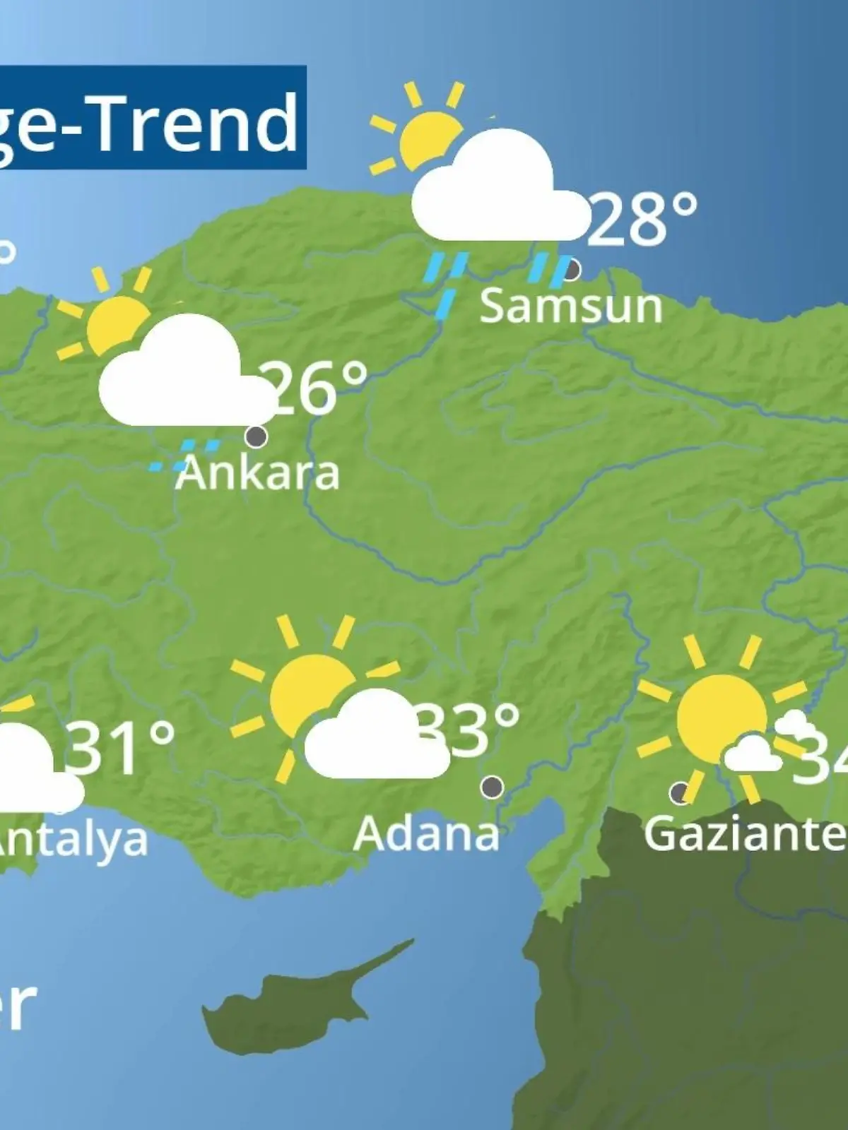 Bild zu: "Türkei: Wie wird das Wetter?"