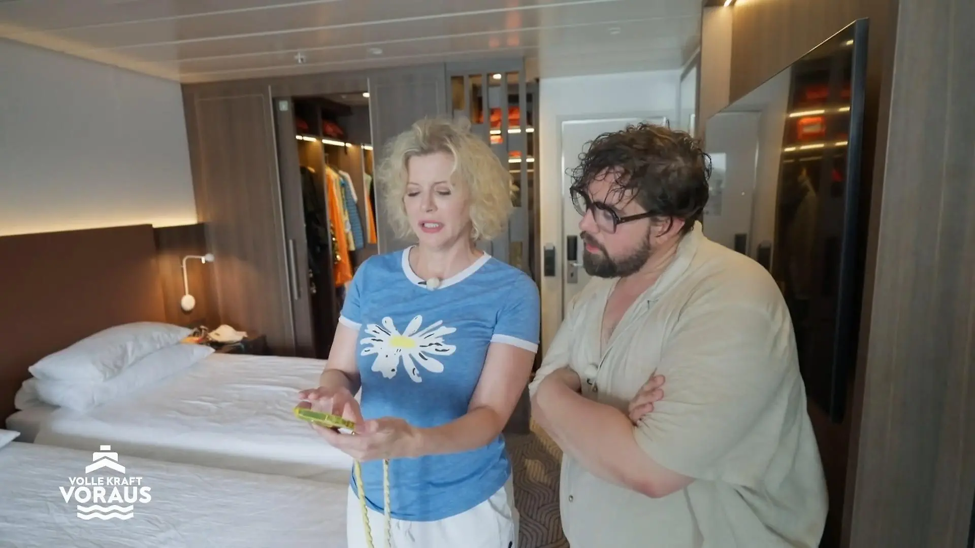 Eva Habermann und Steven Preisner auf hoher See Ausgleich zum Job