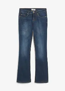 Mid Waist Flared Jeans