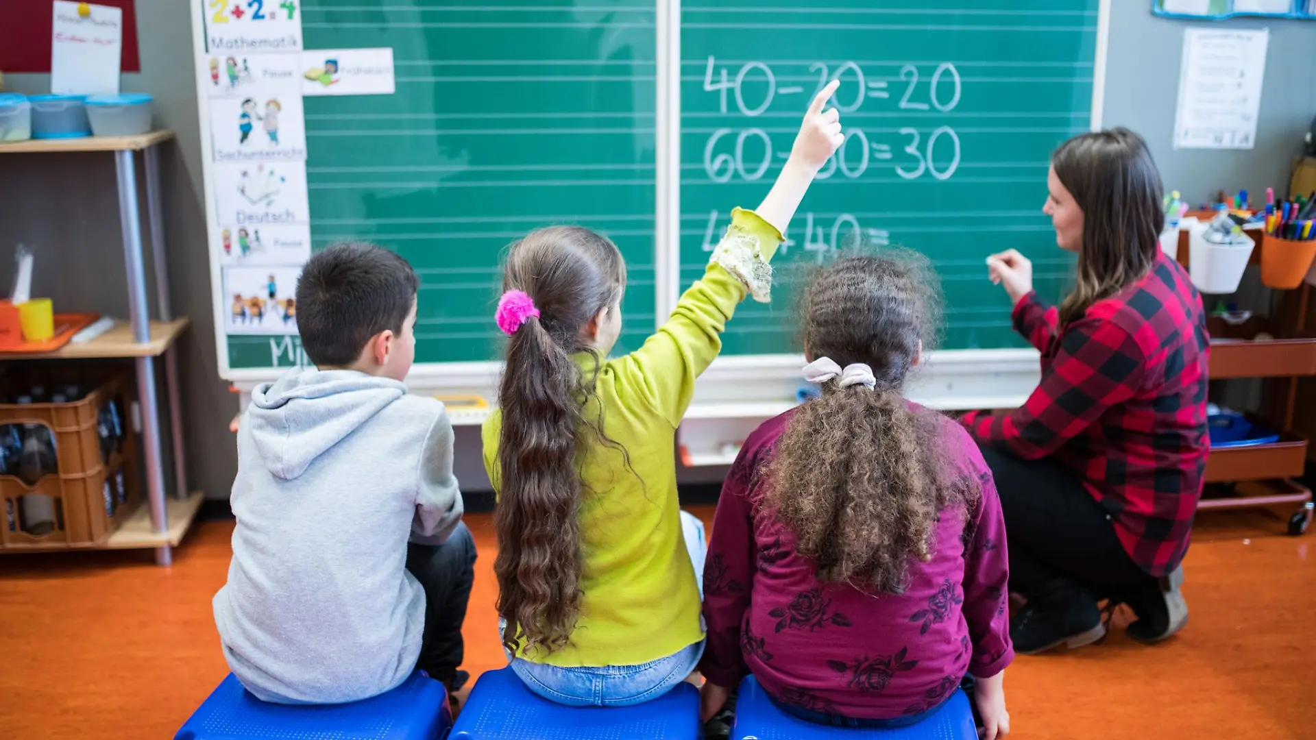 Grundschüler in der Ganztagsbetreuung (Archivbild)