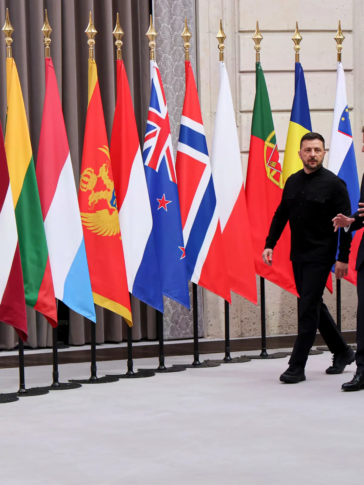 Wolodymyr Selenskyi und Emmanuel Macron