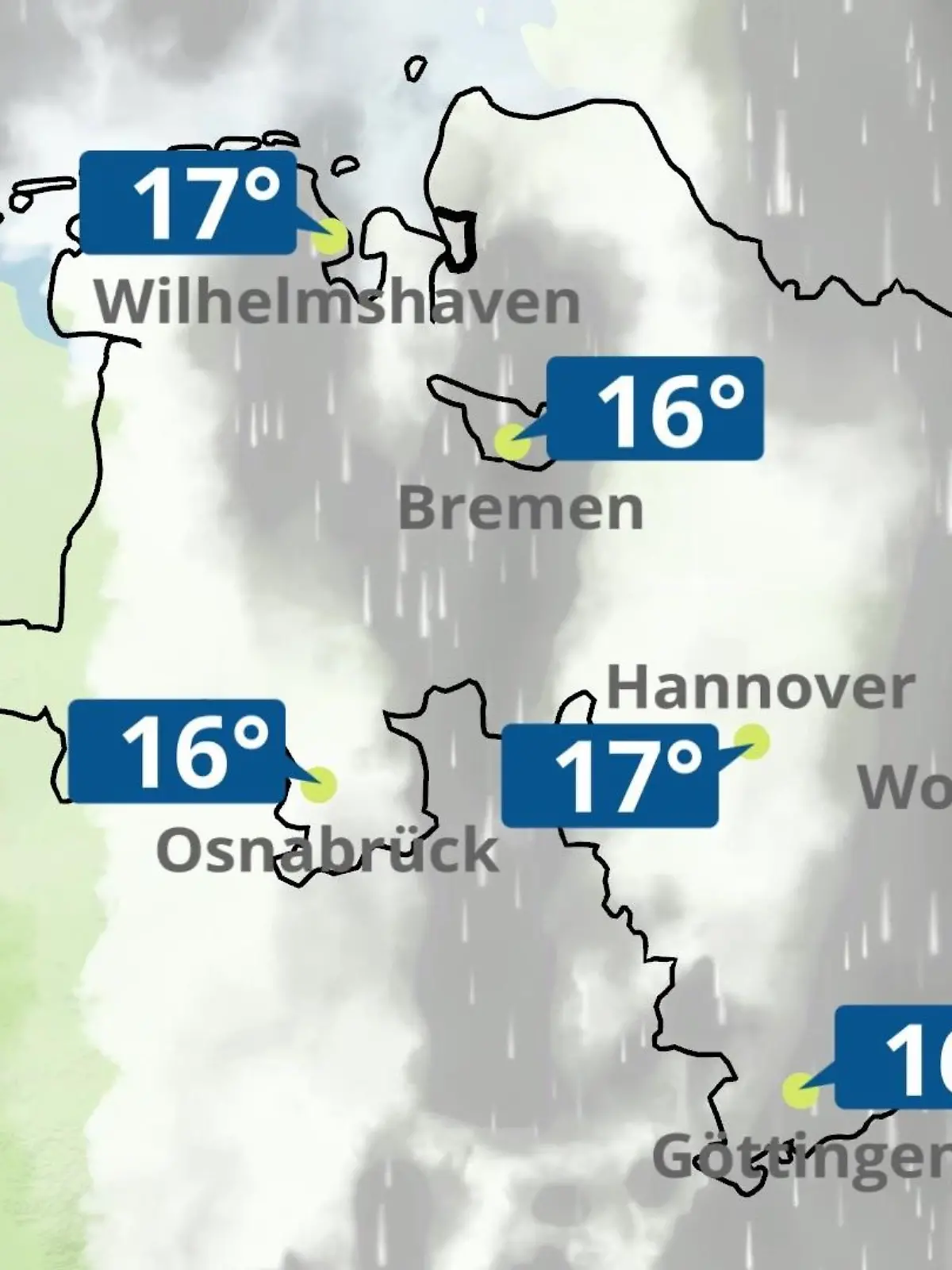 Bild zu: "Bremen und Niedersachsen: Wie wird das Wetter?"