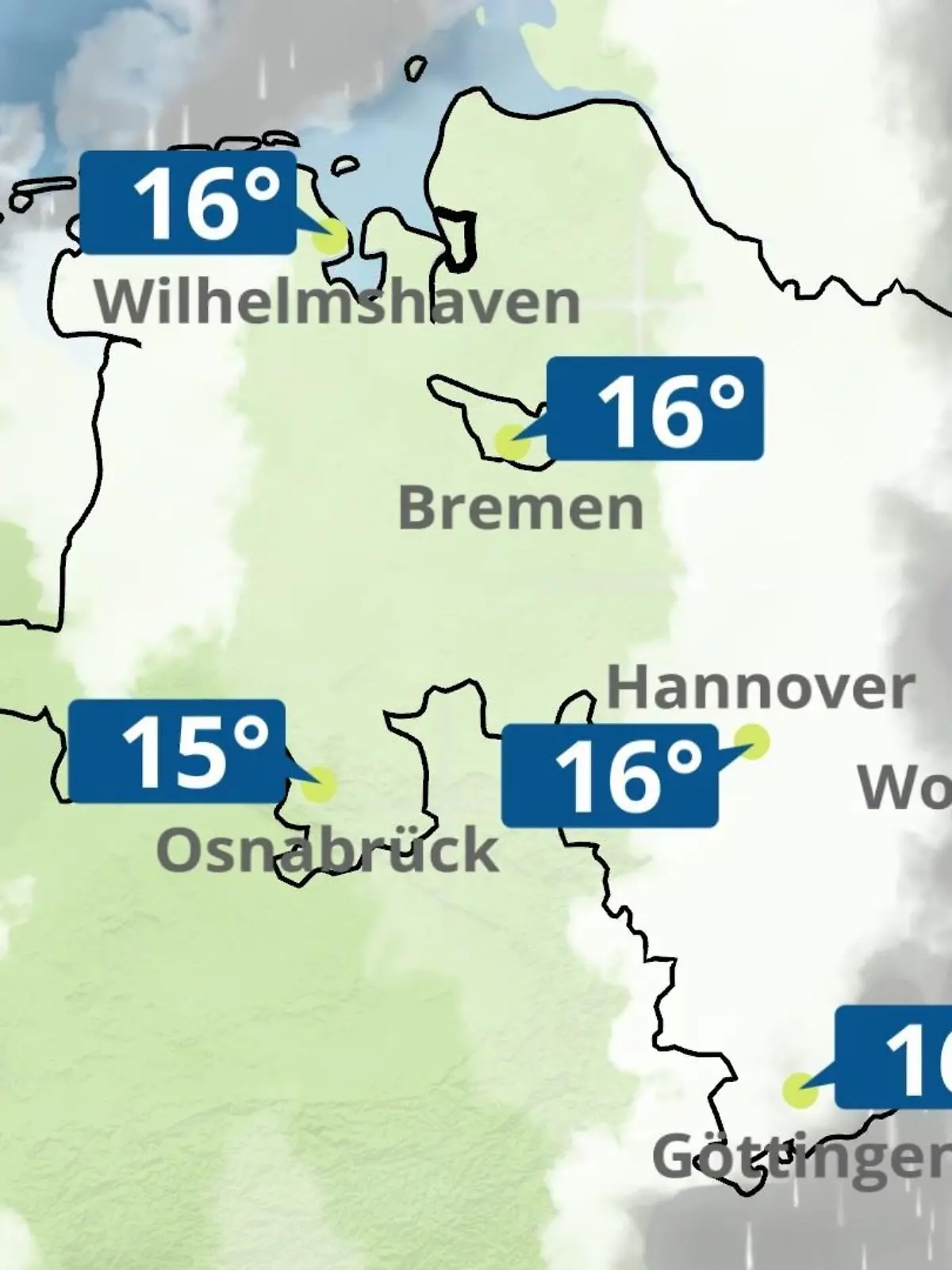 Bild zu: "Bremen und Niedersachsen: Wie wird das Wetter?"