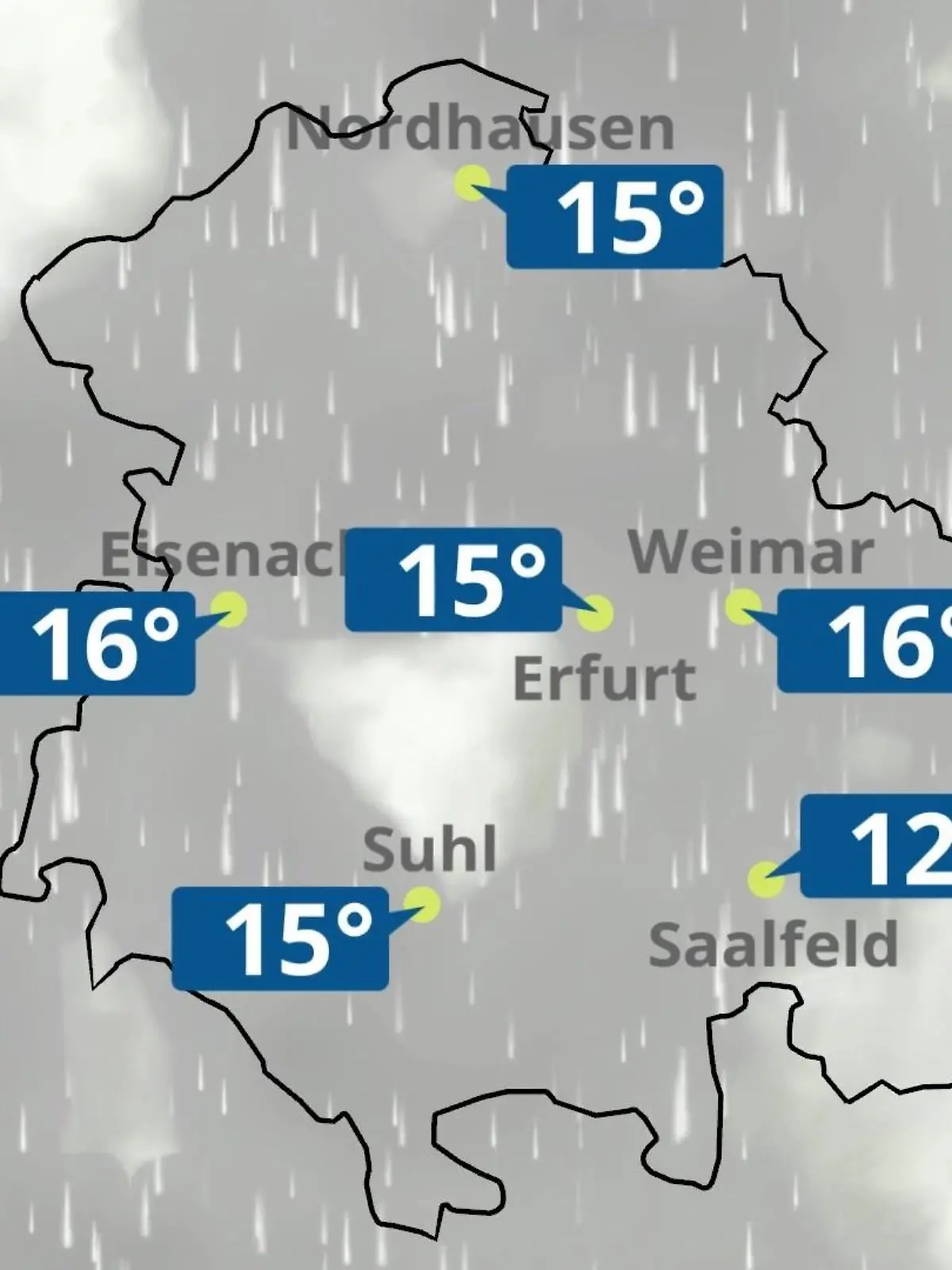 Bild zu: "Thüringen: Wie wird das Wetter?"