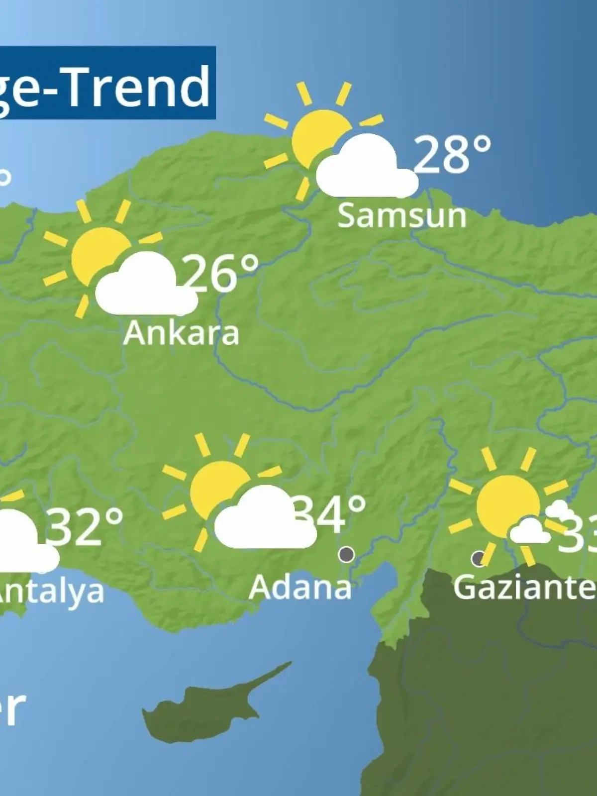 Bild zu: "Türkei: Wie wird das Wetter?"