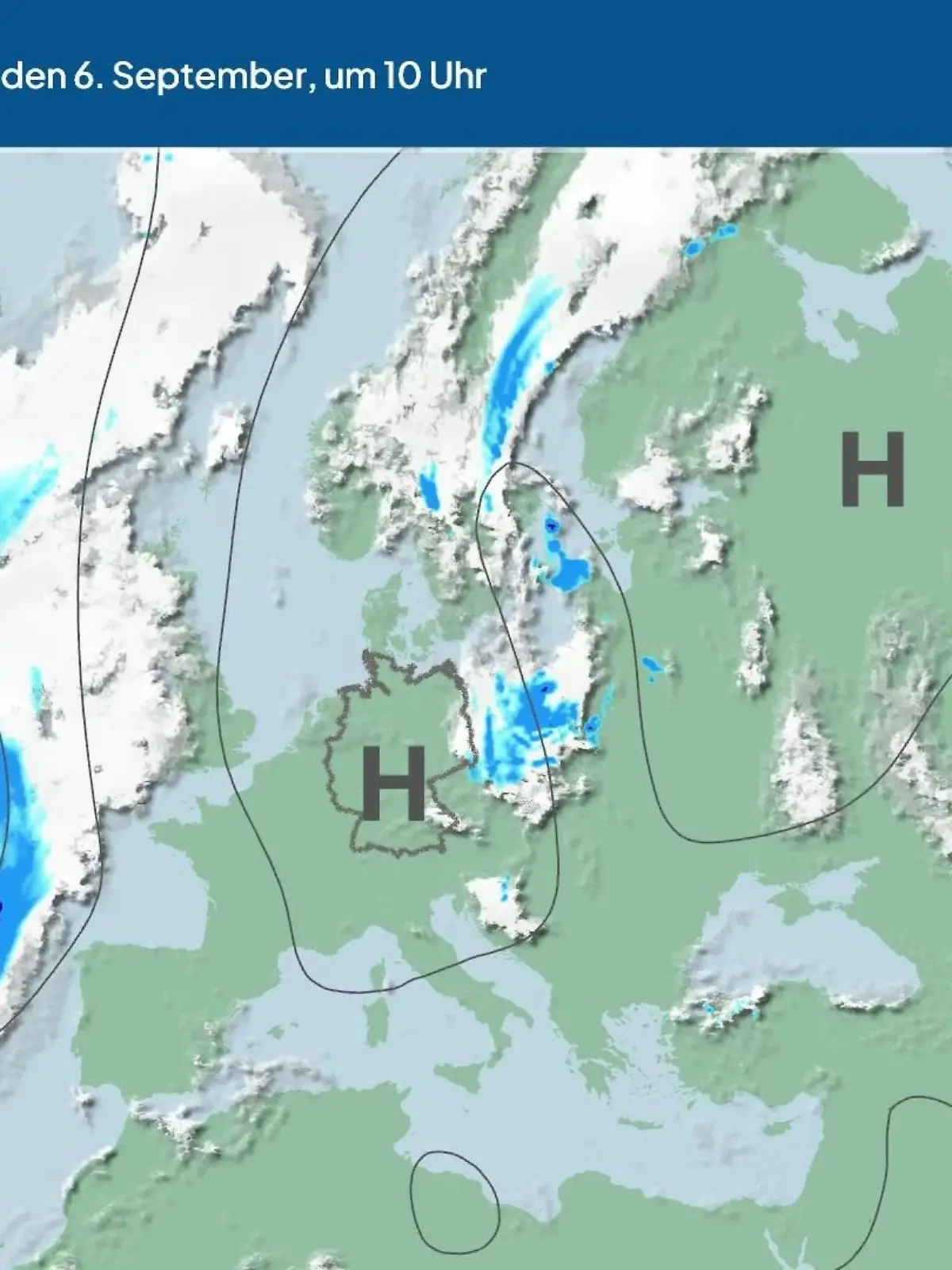 Bild zu: "Die Wetterlage der kommenden 5 Tage"