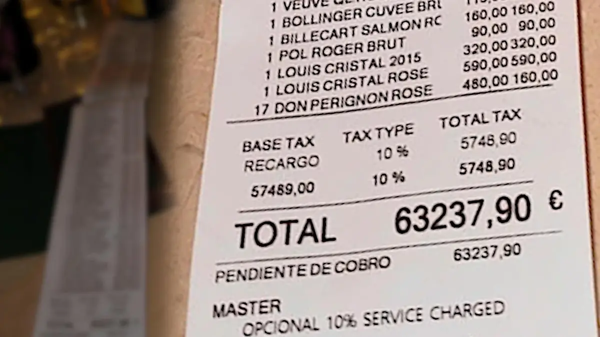 Wem gehört die Restaurantrechnung in Höhe von 63.000 Euro? Wir treffen den Mann, der sie ausgestellt hat