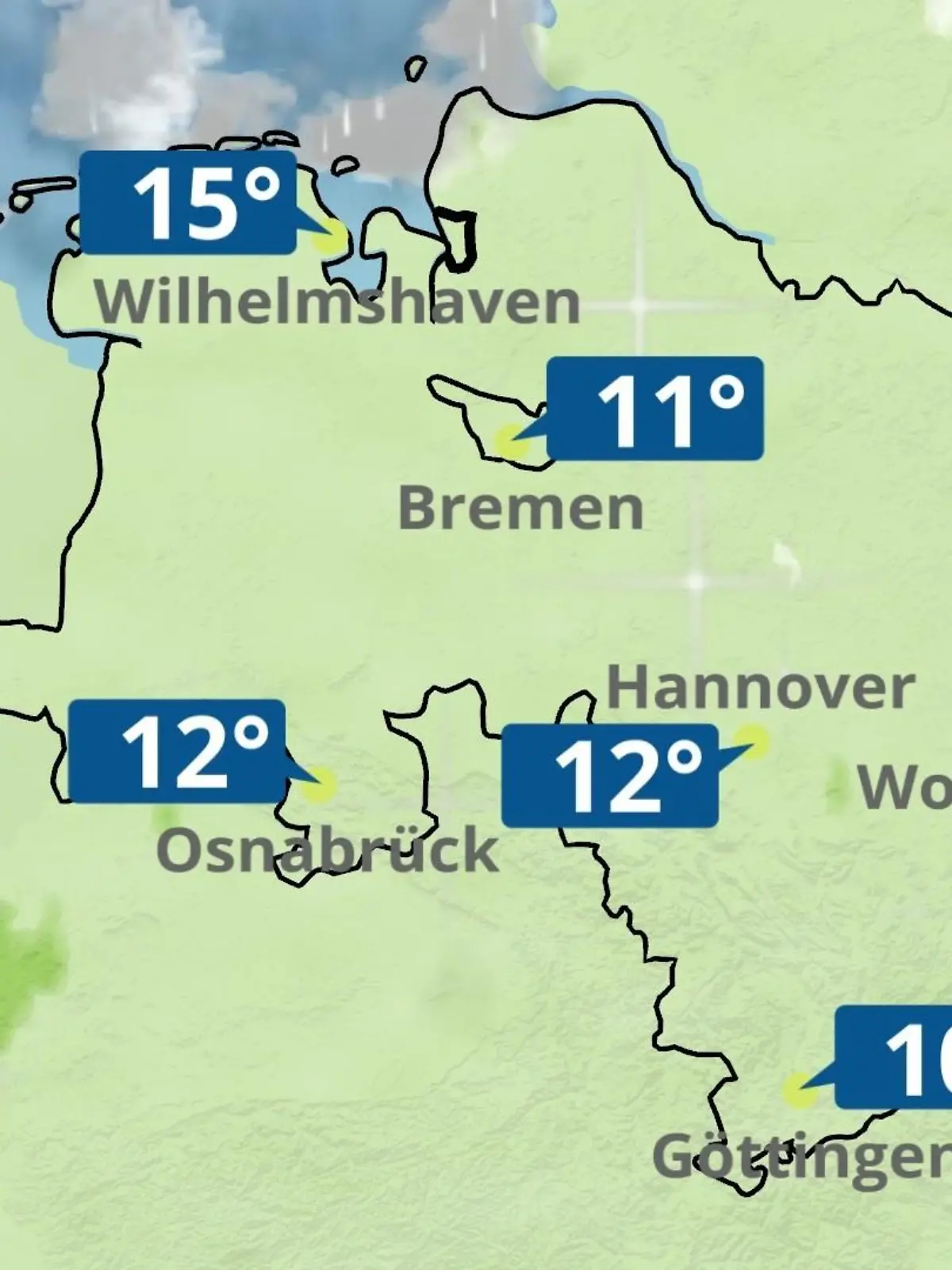 Bild zu: "Bremen und Niedersachsen: Wie wird das Wetter?"
