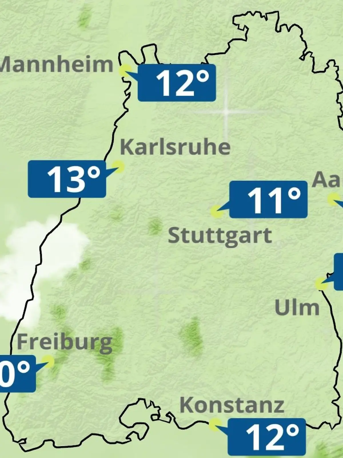 Bild zu: "Baden-Württemberg: Wie wird das Wetter?"