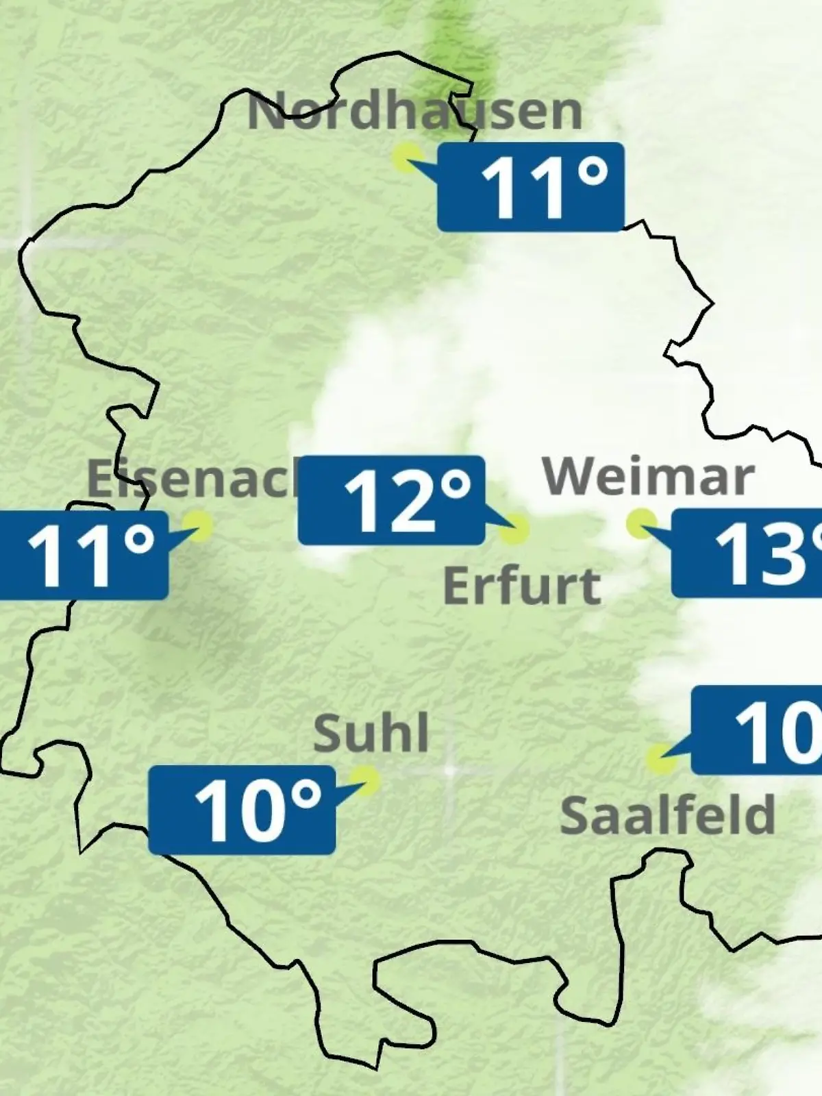 Bild zu: "Thüringen: Wie wird das Wetter?"