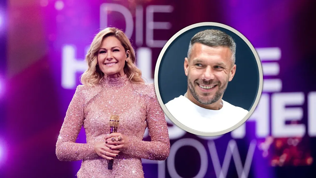 Helene Fischer und Lukas Podolski