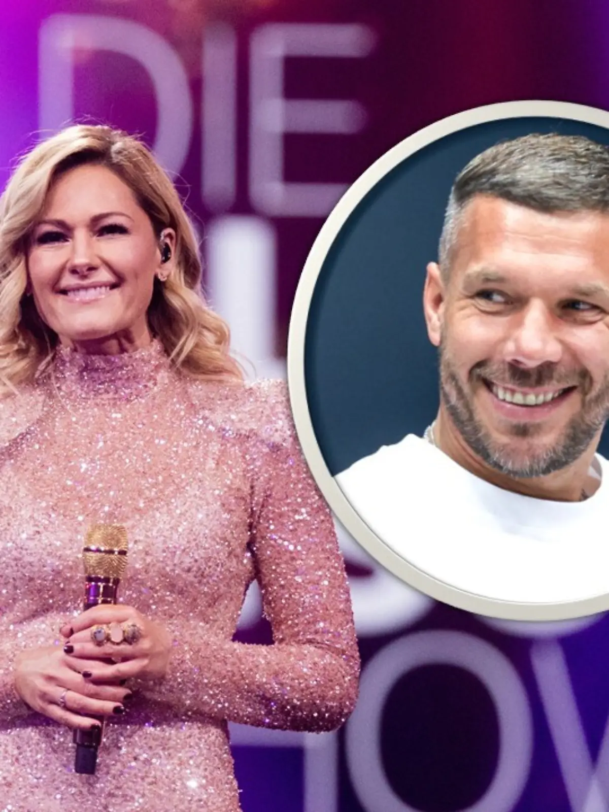 Helene Fischer und Lukas Podolski