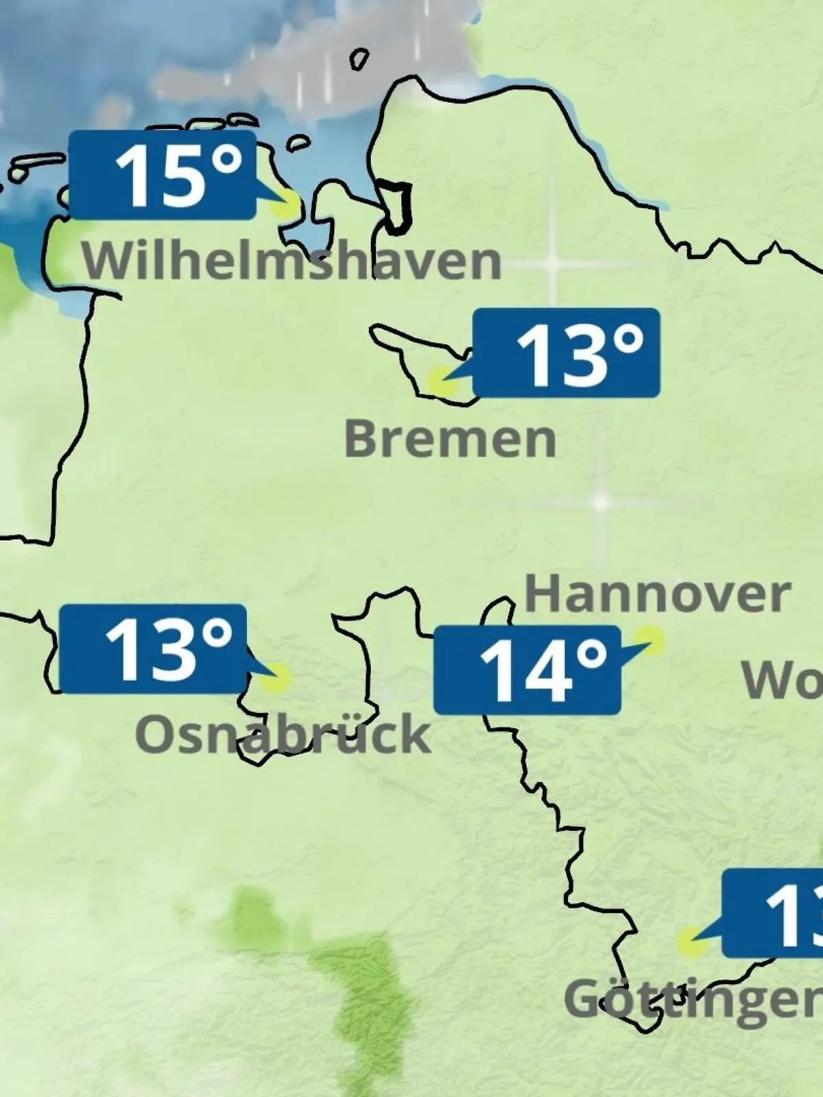 Bild zu: "Bremen und Niedersachsen: Wie wird das Wetter?"