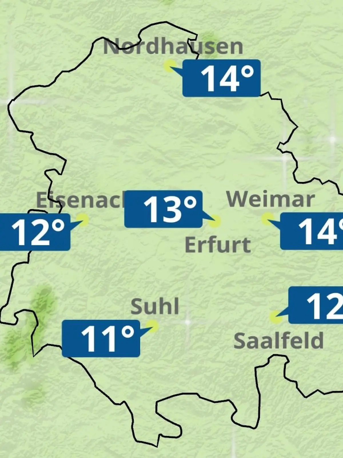 Bild zu: "Thüringen: Wie wird das Wetter?"