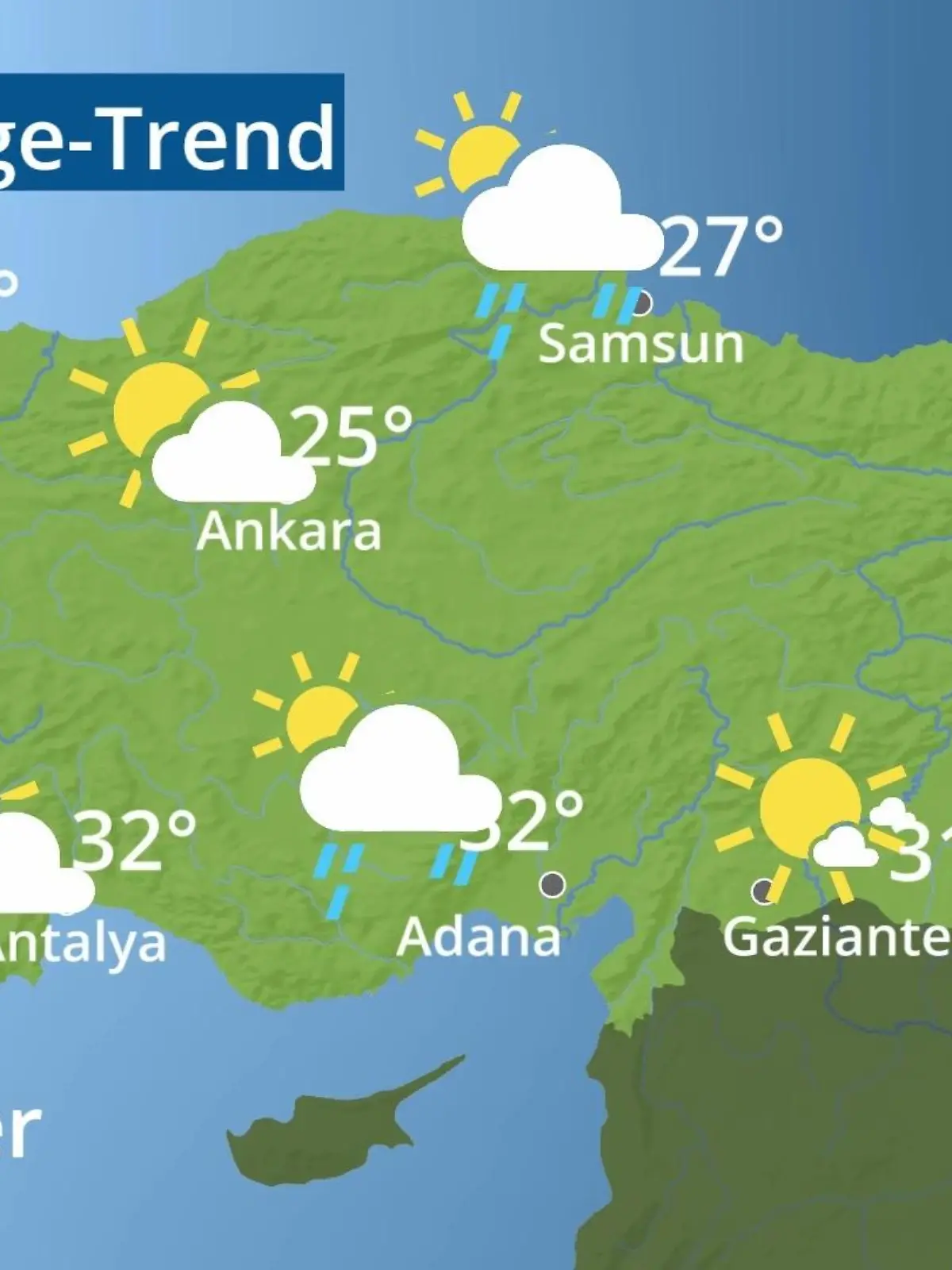 Bild zu: "Türkei: Wie wird das Wetter?"