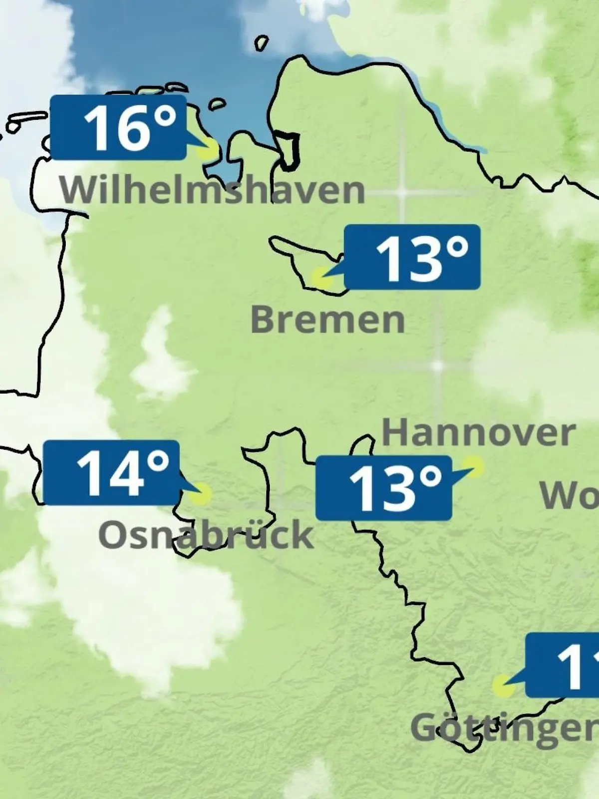Bild zu: "Bremen und Niedersachsen: Wie wird das Wetter?"