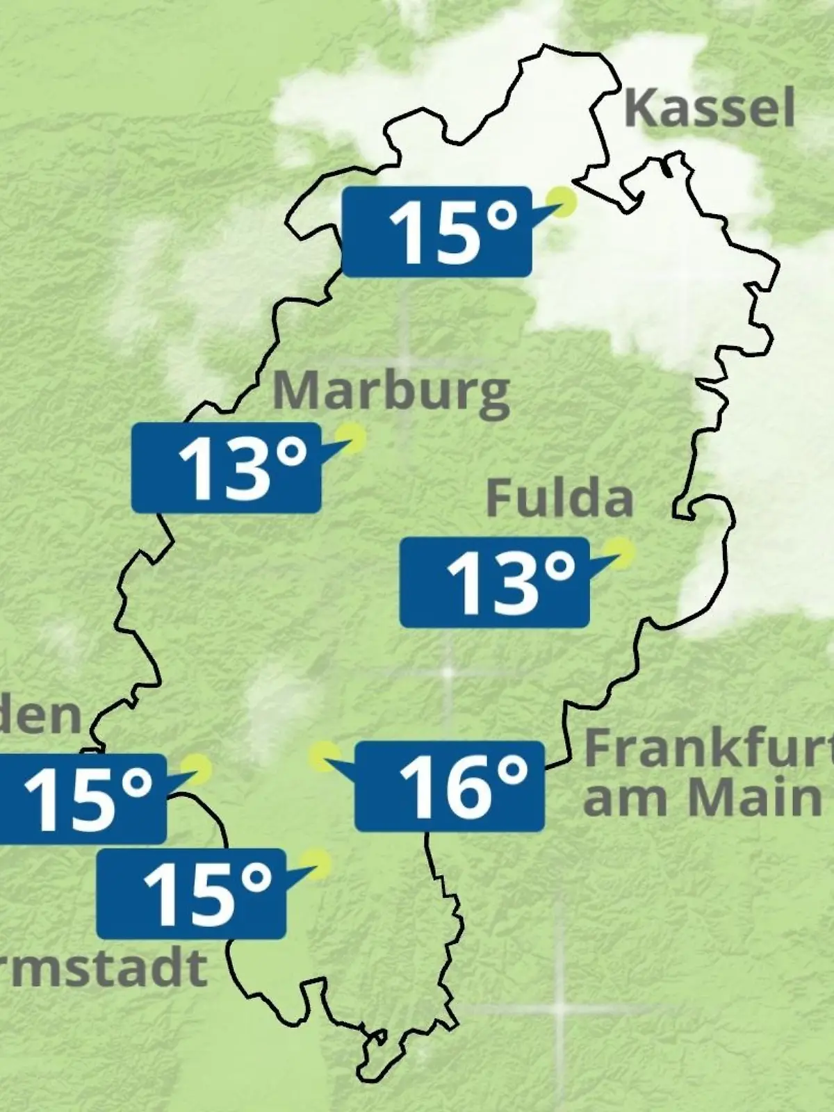 Bild zu: "Hessen: Wie wird das Wetter?"