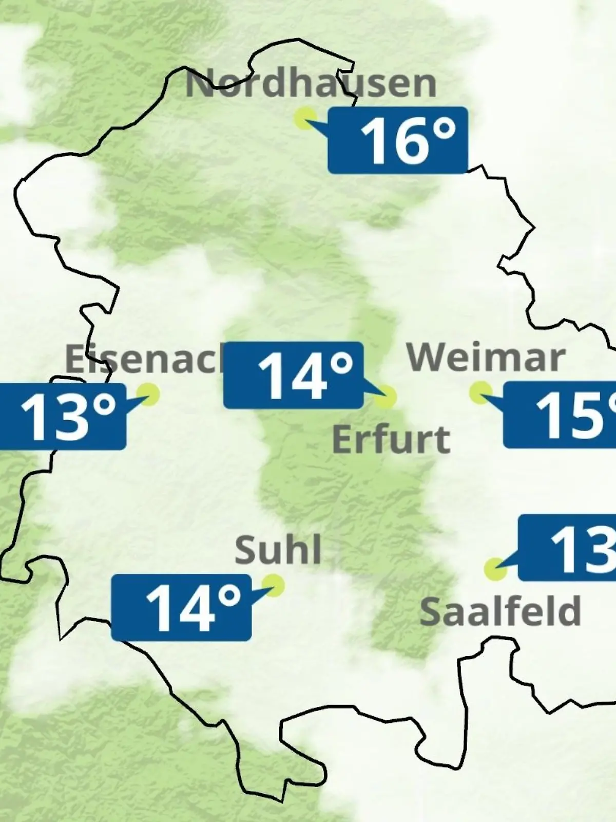 Bild zu: "Thüringen: Wie wird das Wetter?"
