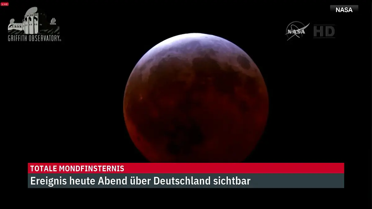 Heute Abend lohnt sich der Blick aus dem Fenster nach Osten Mondfinsternis voraus