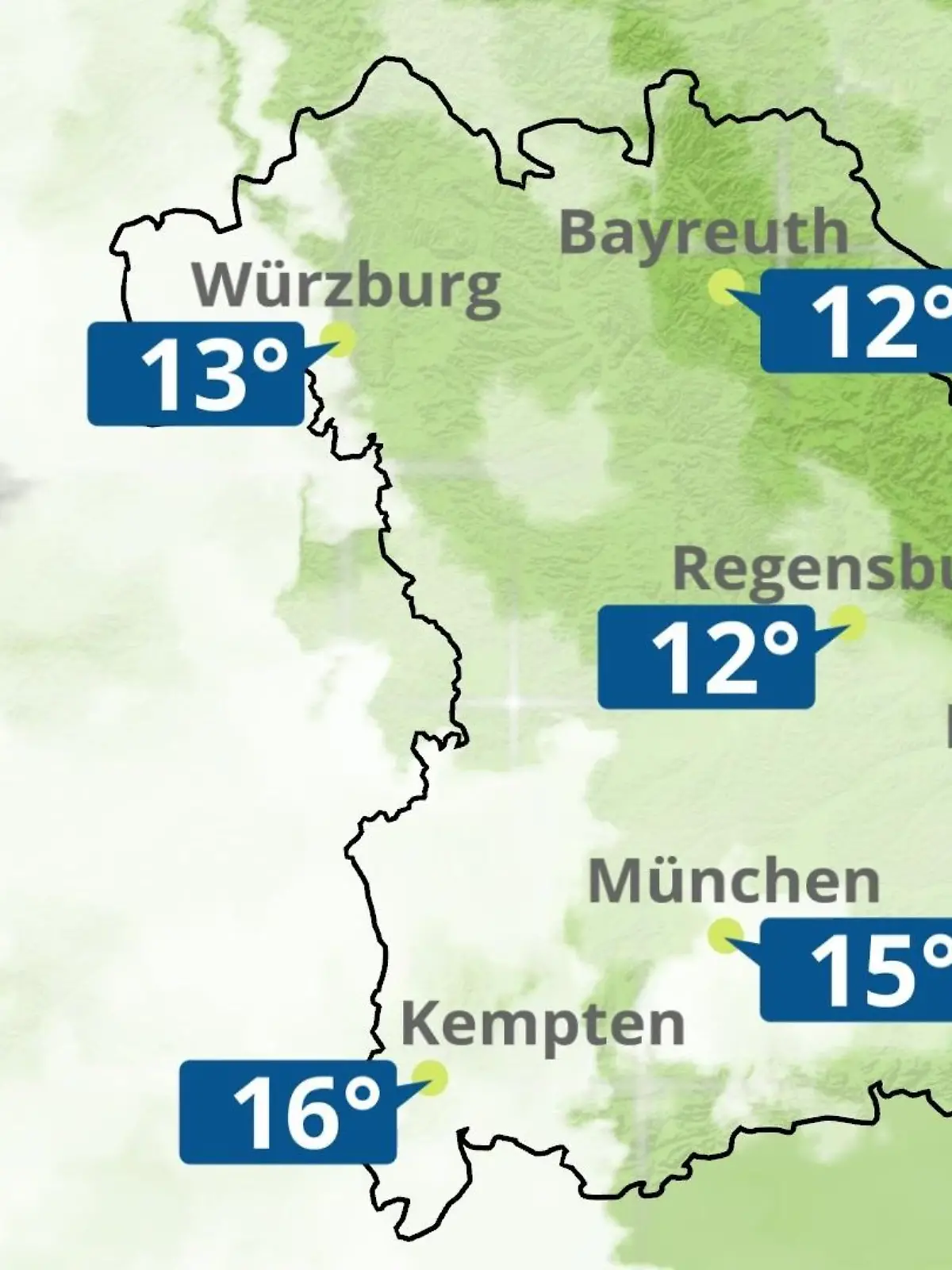 Bild zu: "Bayern: Wie wird das Wetter?"