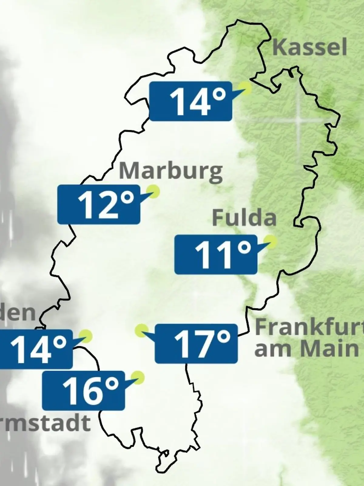 Bild zu: "Hessen: Wie wird das Wetter?"