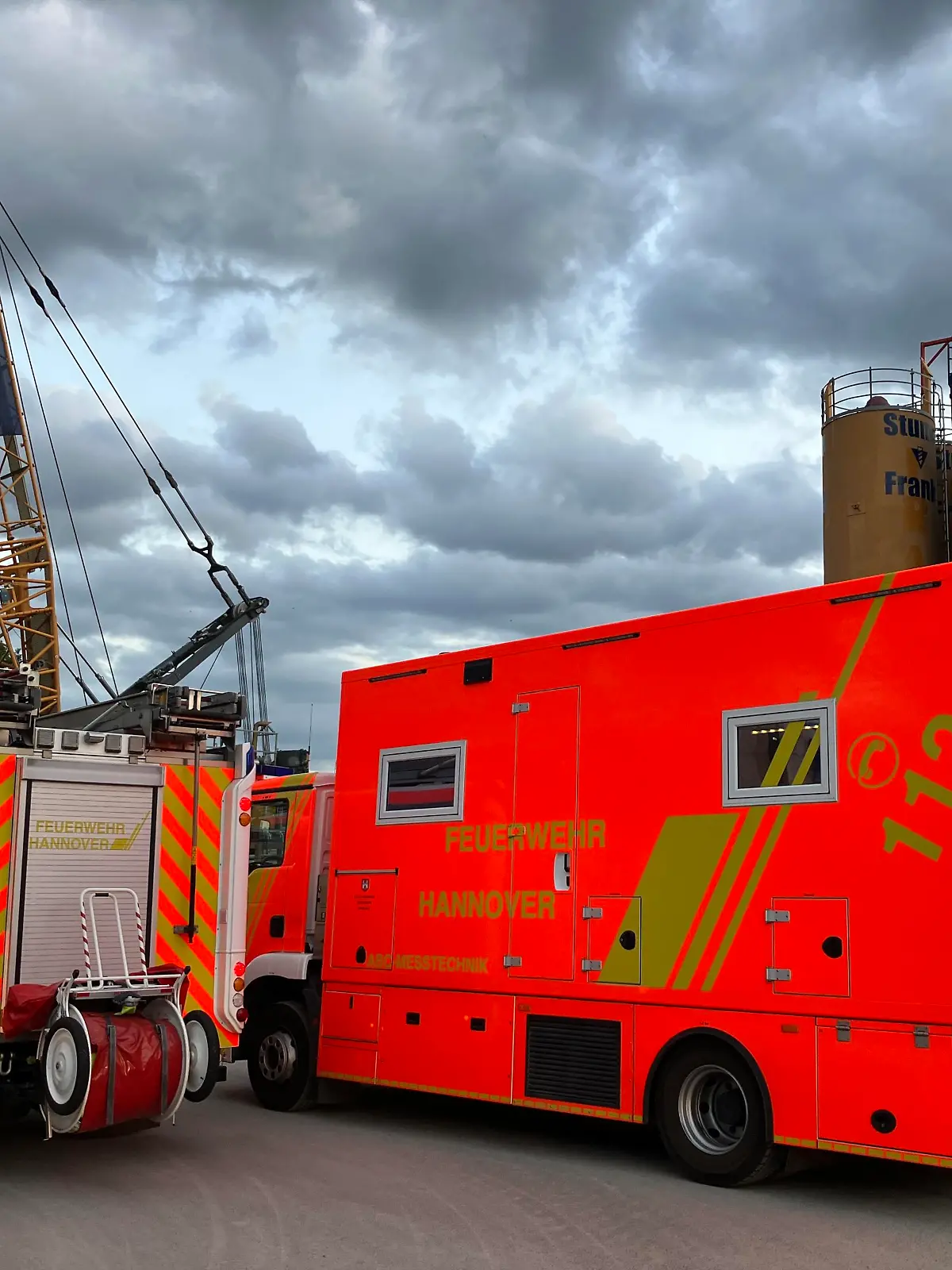 Das Bildmaterial ist unter Nennung der Bildquelle "Feuerwehr Hannover" zur Veröffentlichung im Zusammenhang mit dieser Pressemitteilung freigegeben.