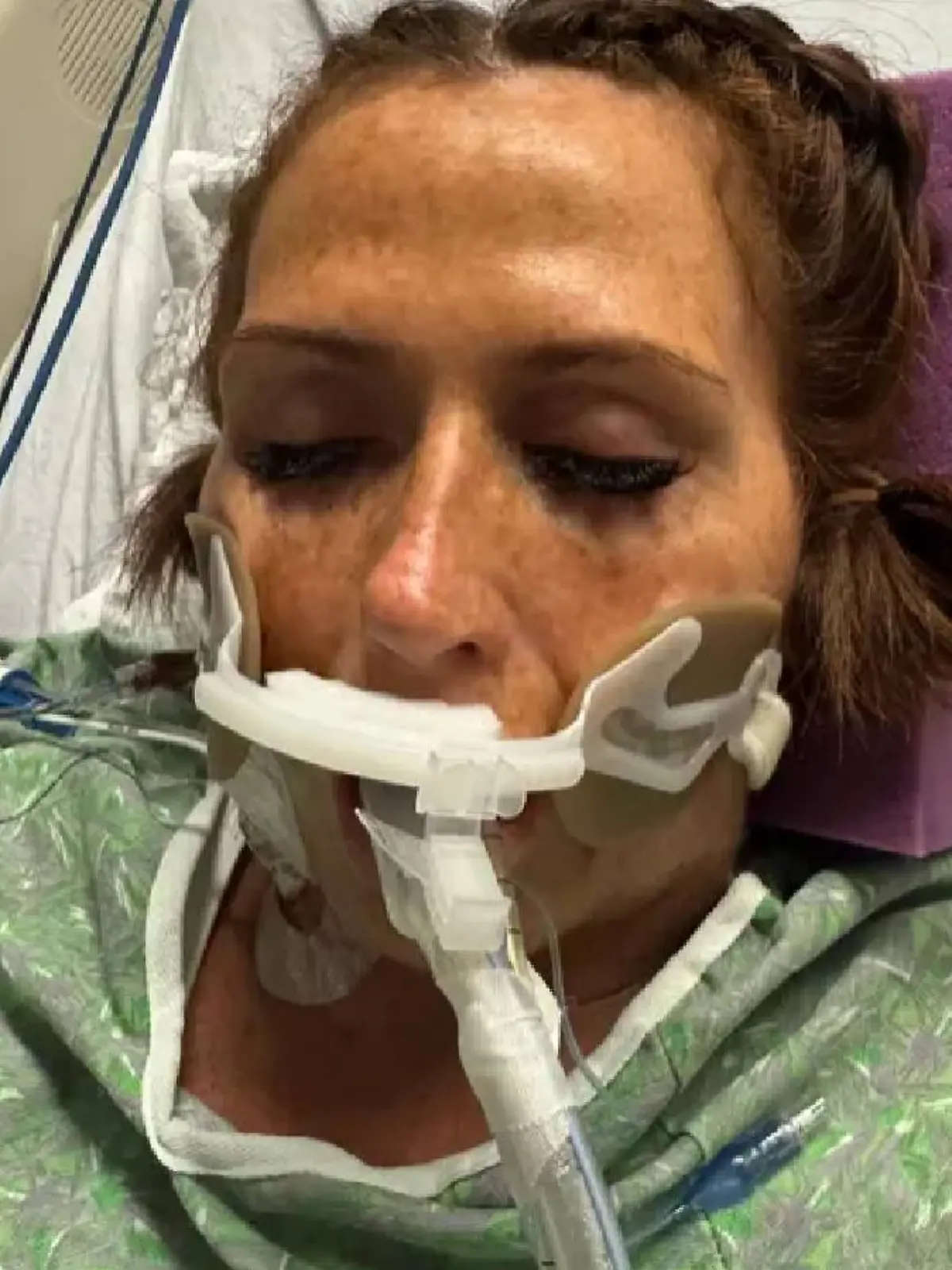 Genevieve Gallagher hat sich mit Vibrio vulnificus infiziert. 