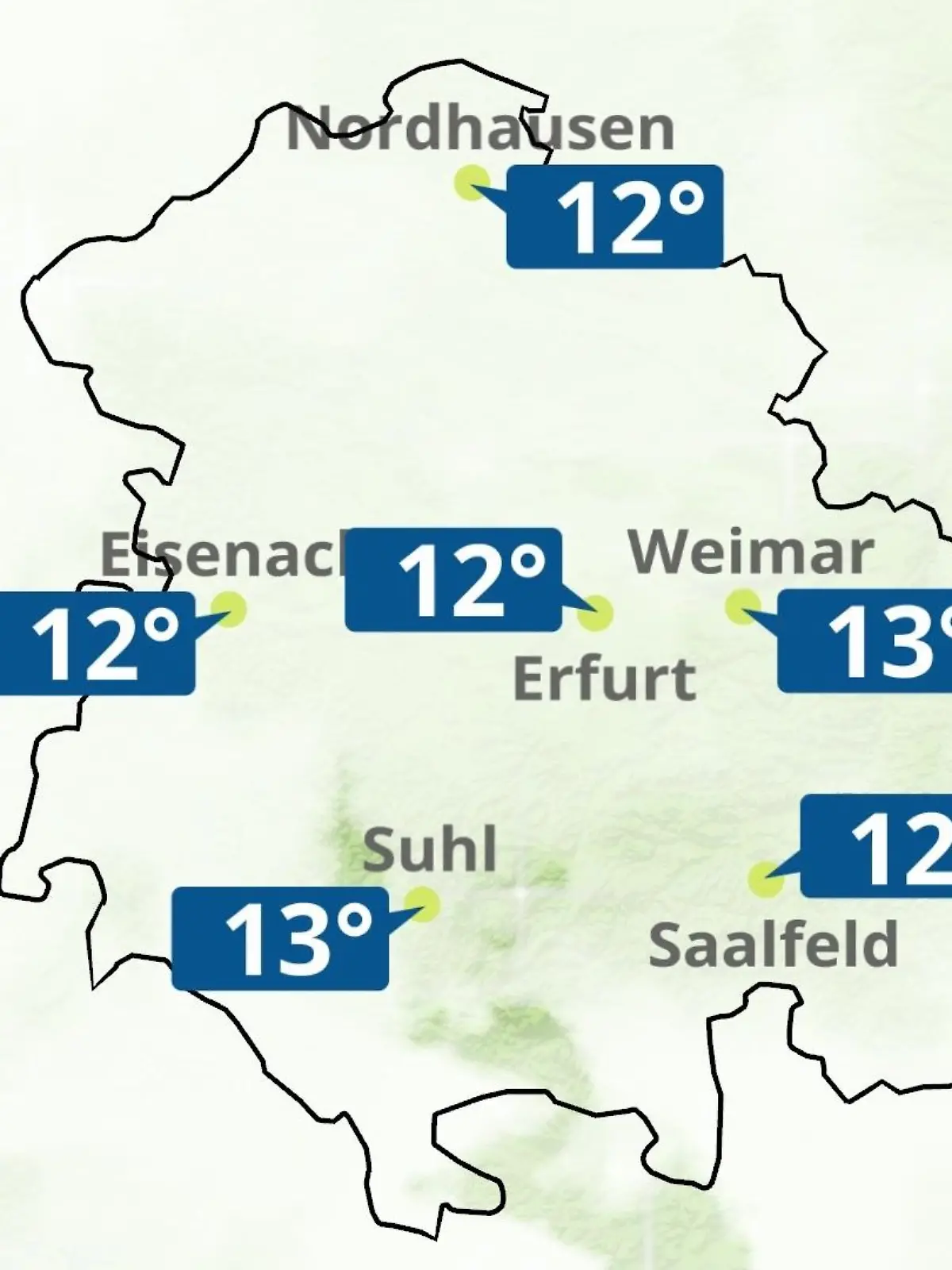 Bild zu: "Thüringen: Wie wird das Wetter?"