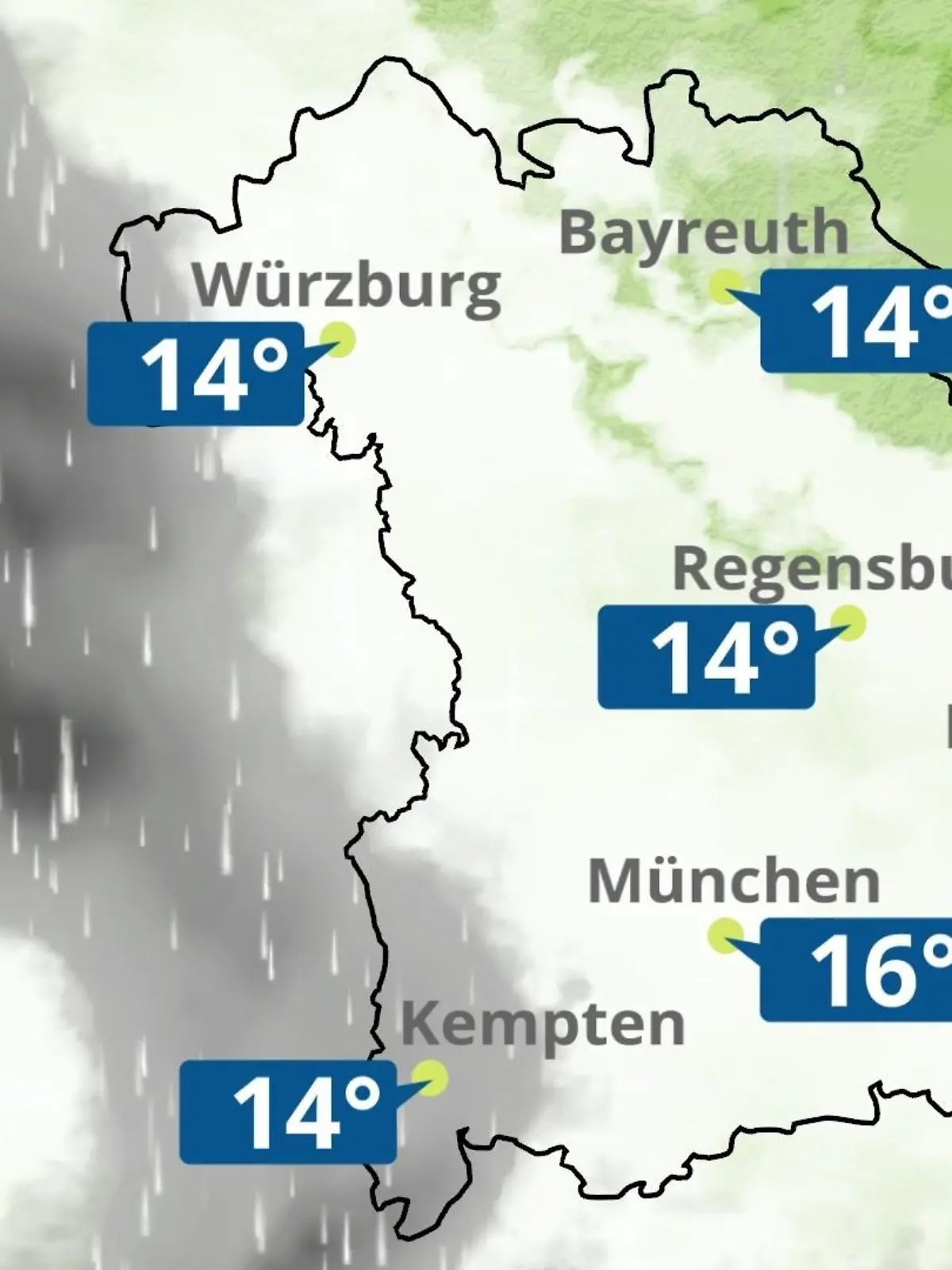 Bild zu: "Bayern: Wie wird das Wetter?"