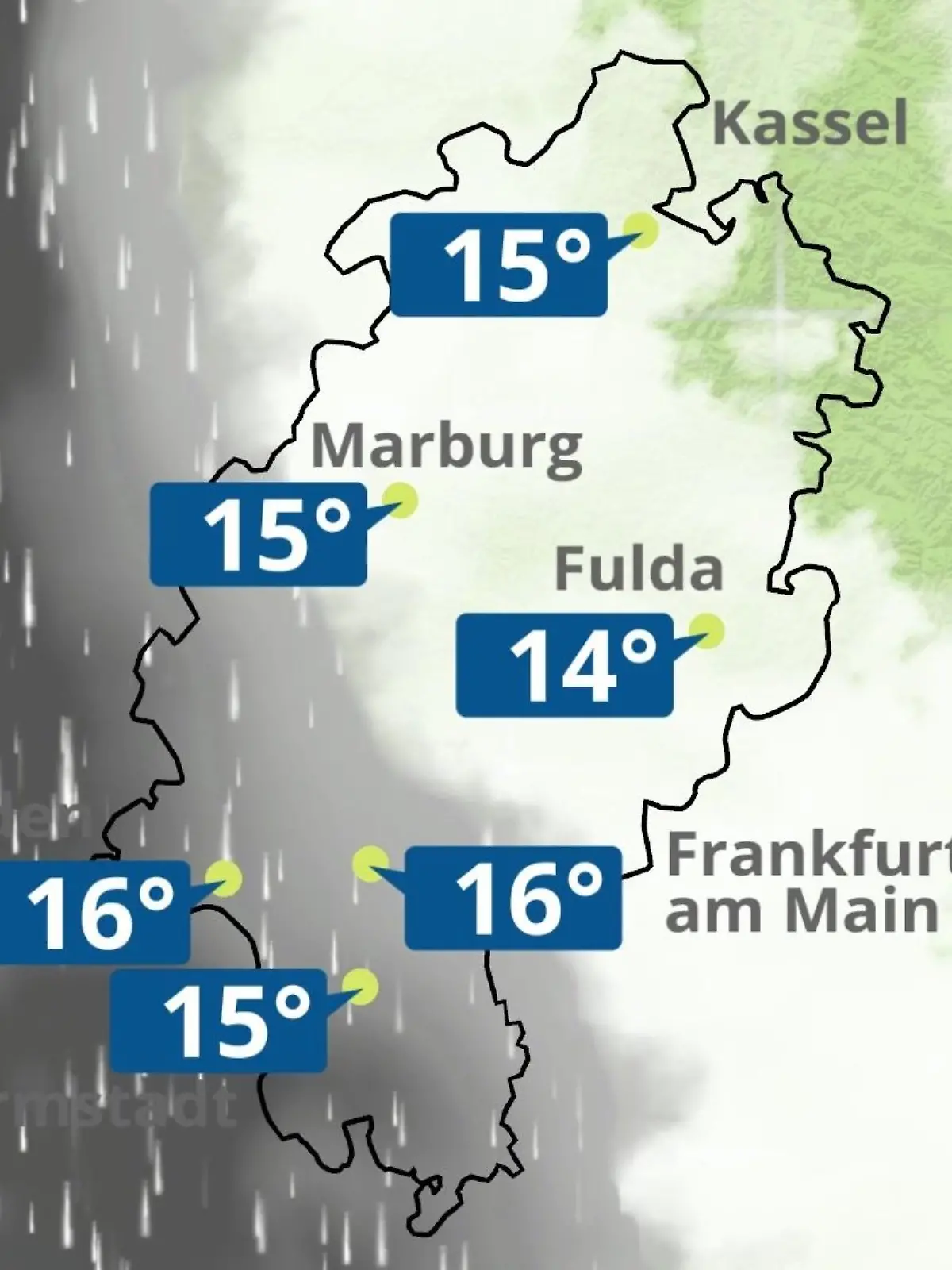 Bild zu: "Hessen: Wie wird das Wetter?"