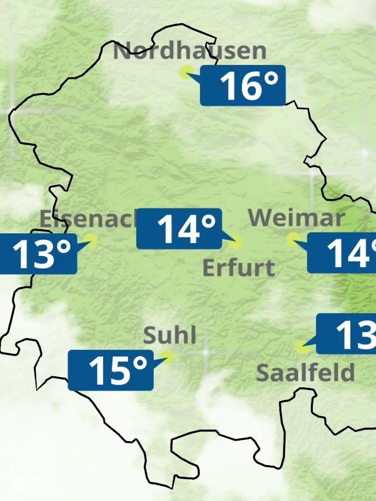 Bild zu: "Thüringen: Wie wird das Wetter?"