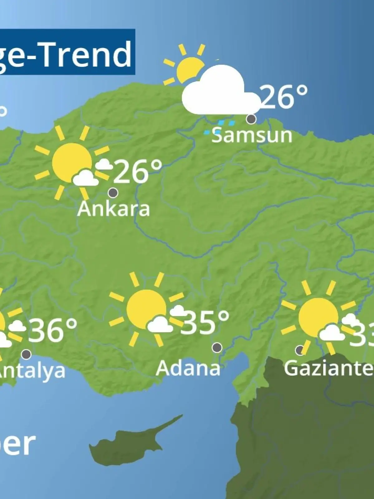 Bild zu: "Türkei: Wie wird das Wetter?"