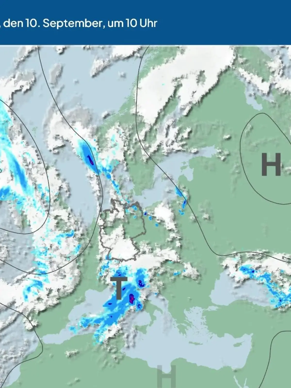 Bild zu: "Die Wetterlage der kommenden 5 Tage"