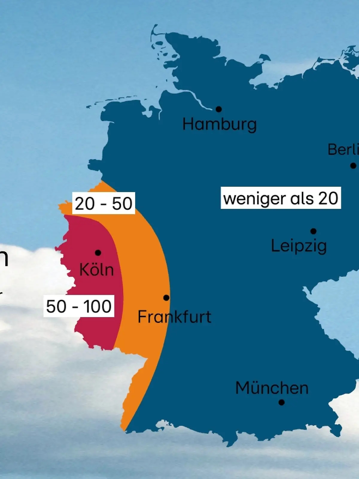 Bild zu: "Über 100 Liter - extremer Regen im Westen Deutschlands"