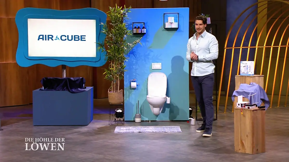 Ehemaliger Profi-Kicker bringt Sauberkeit ins Bad Kann AIR CUBE überzeugen?