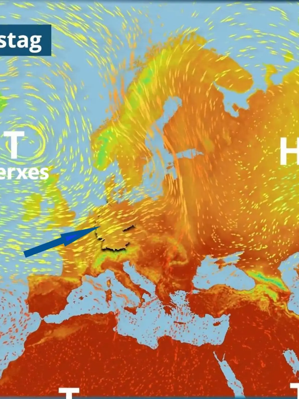 Bild zu: "Tief Xerxes bringt den Herbst mit Wucht"