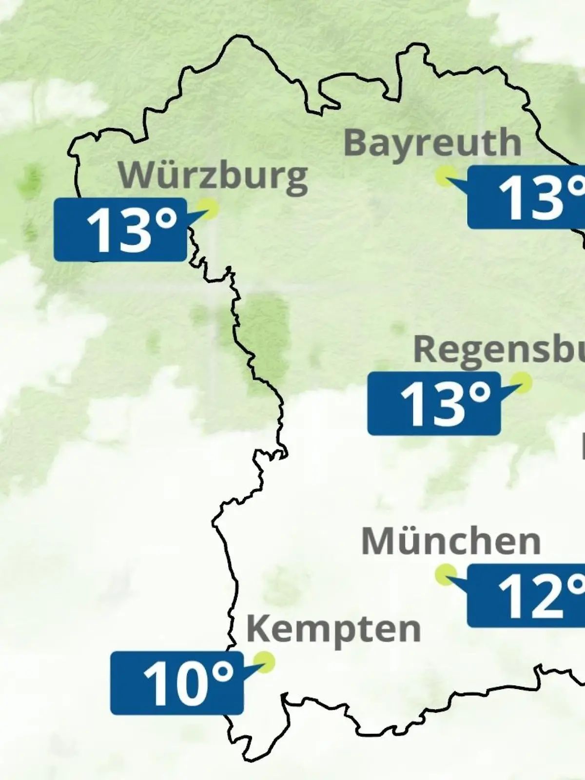 Bild zu: "Bayern: Wie wird das Wetter?"