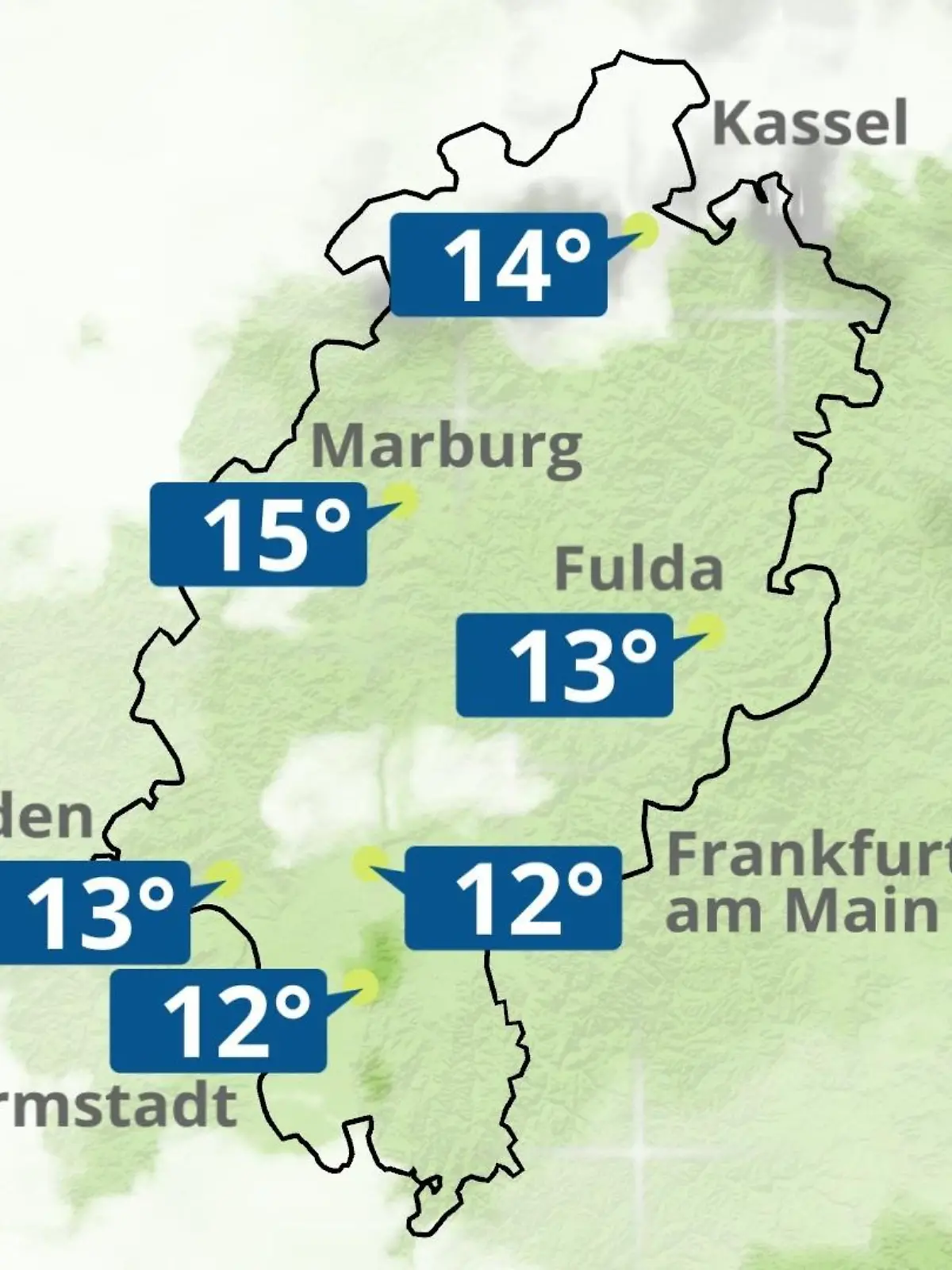 Bild zu: "Hessen: Wie wird das Wetter?"