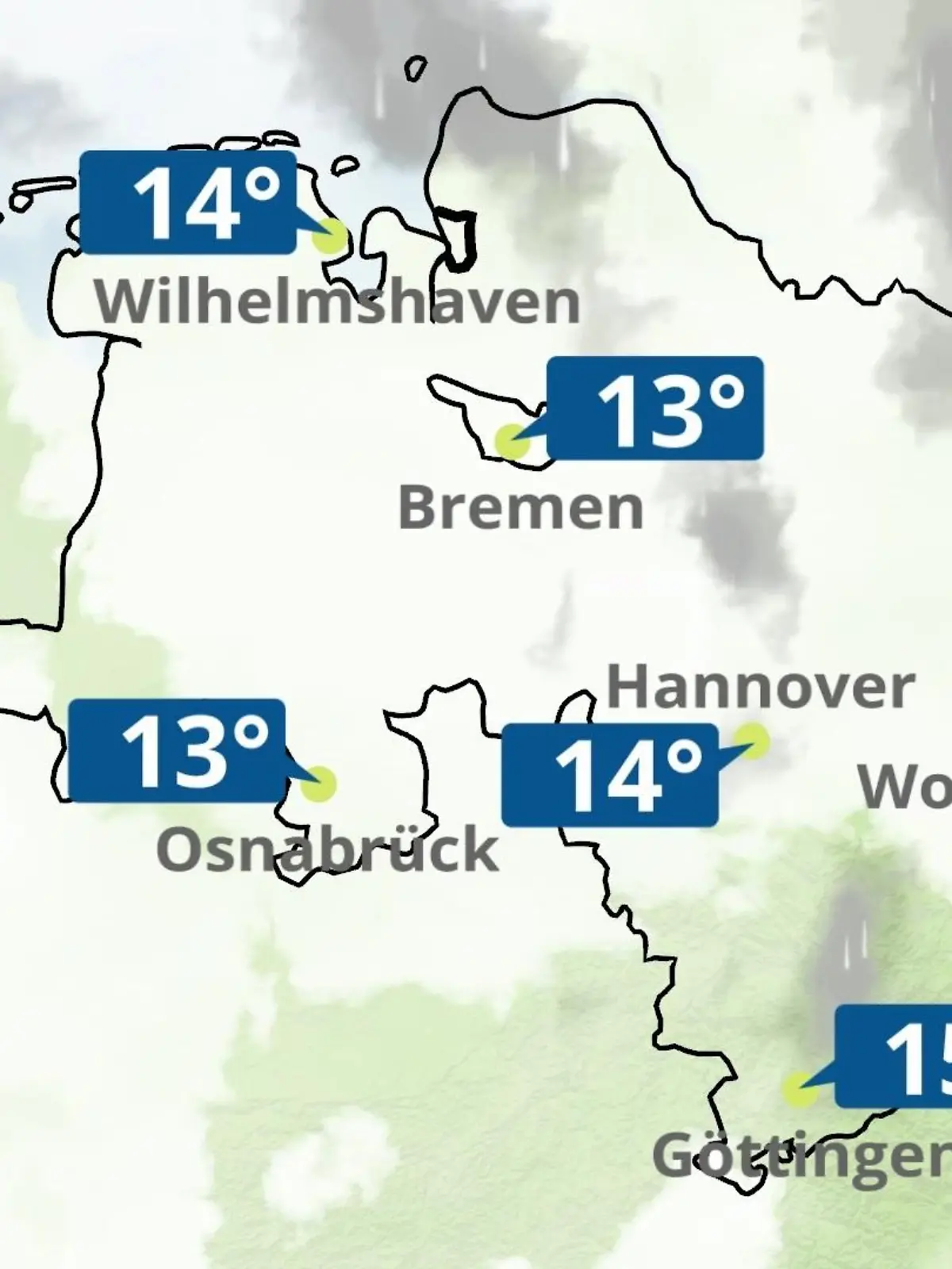 Bild zu: "Bremen und Niedersachsen: Wie wird das Wetter?"