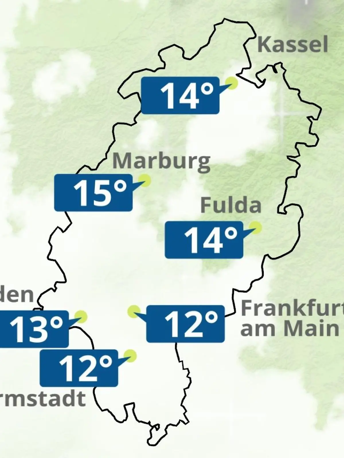 Bild zu: "Hessen: Wie wird das Wetter?"