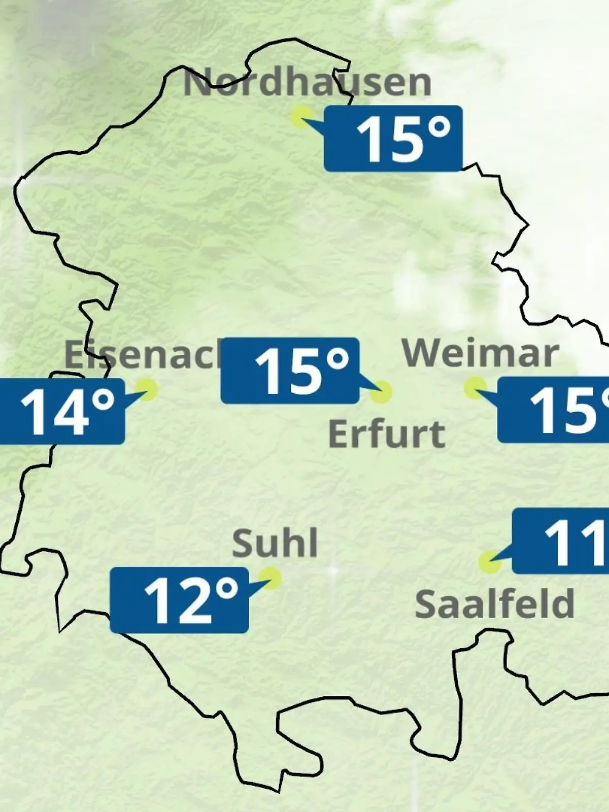 Bild zu: "Thüringen: Wie wird das Wetter?"