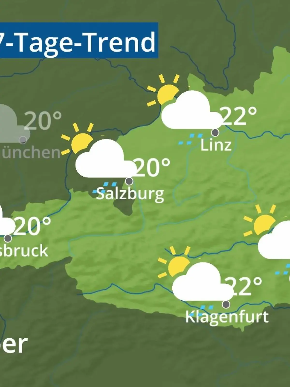 Bild zu: "Österreich: Wie wird das Wetter?"