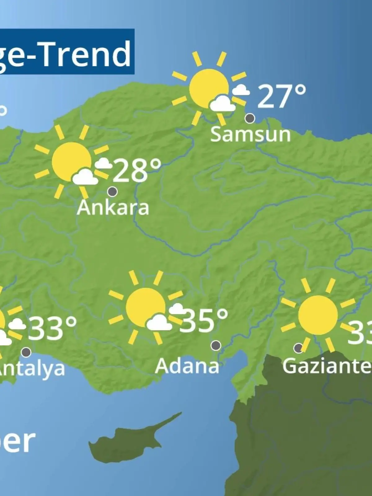 Bild zu: "Türkei: Wie wird das Wetter?"