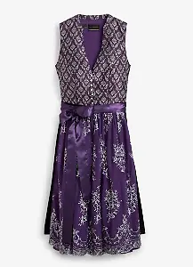 Dirndl mit Jacquard und Stickerei