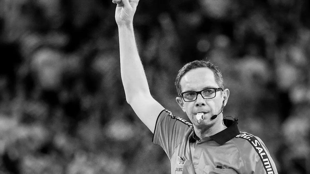 24.01.2018, Handball-Schiedsrichter Marcus Helbig bei der EM 2018 in Kroatien