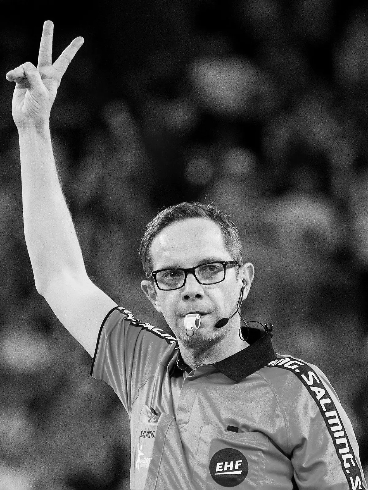24.01.2018, Handball-Schiedsrichter Marcus Helbig bei der EM 2018 in Kroatien