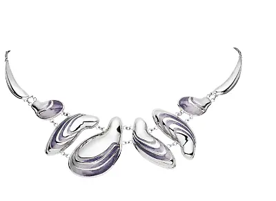 Underwater Enamel Necklace