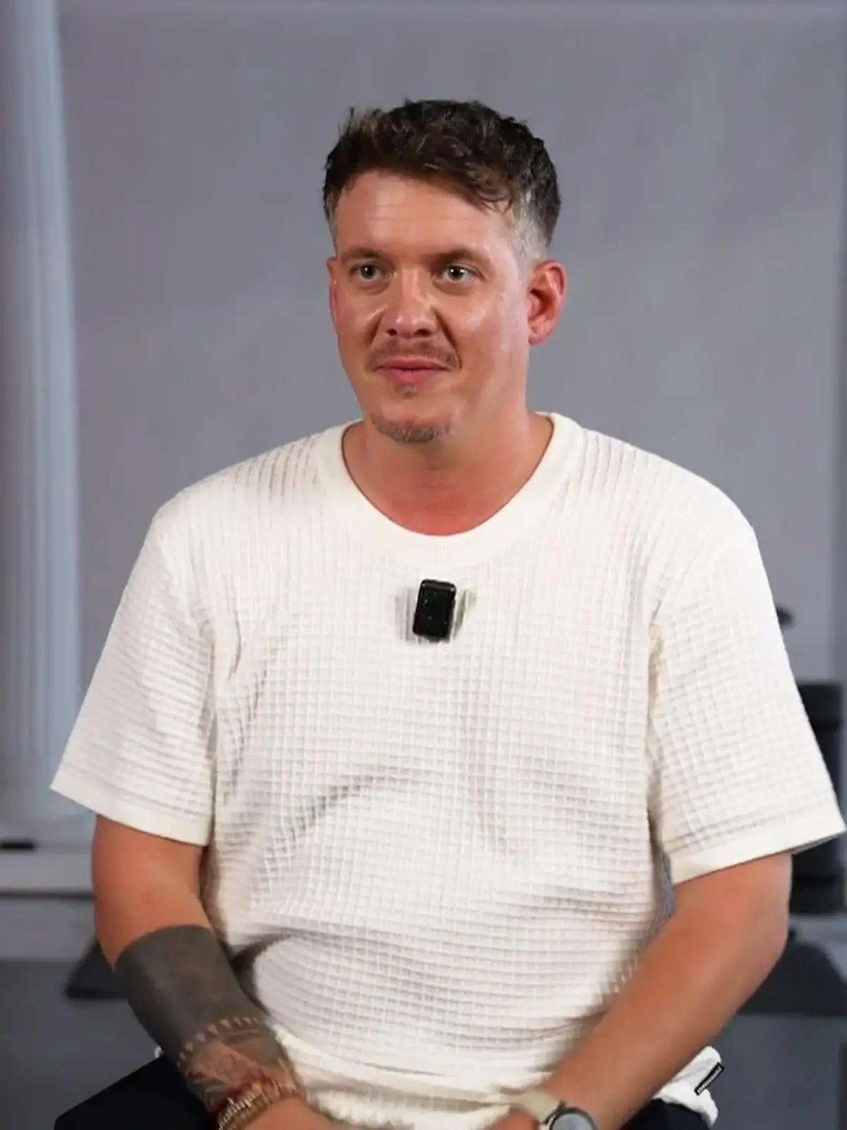 Gustav Masurek plaudert ein wenig aus dem Nähkästchen. 