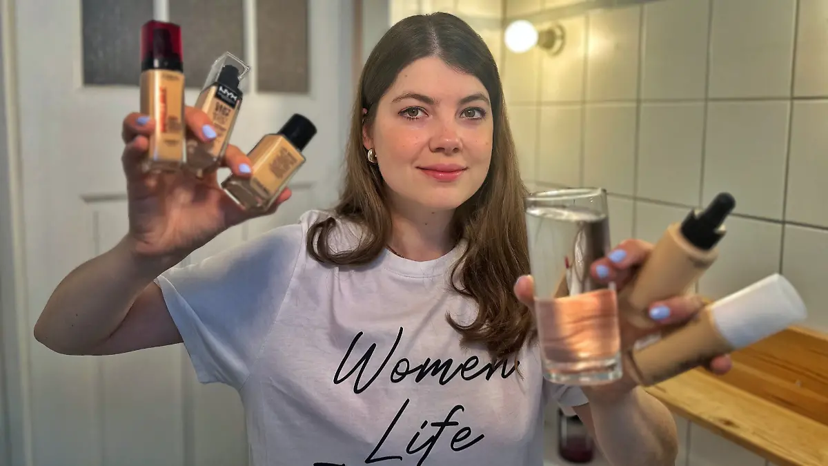 Fünf wasserfeste Make-ups im RTL-Test.